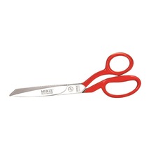 Merze 3257-8 Tırtırlı Kırmızı Saplı Yatık Regula Makası No:8 D110