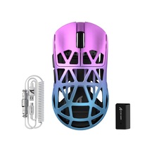 R2 Magnezyum Alaşımlı Kablosuz Gaming Mouse 48g Ultra Hafif, Pixart Paw3950 Sensör, 42000 Dpı, Bt/2.4g/kablolu Üçlü Mod, 8k Tepki Hızı, Windows/xbox/ps/mac Uyumlu Tw Purple