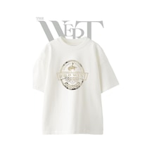 Thewert Rodeo Cowboy Tasarım Baskılı Ünisex Beyaz Oversize T-shirt