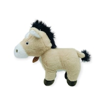 Peluş Hayvanlar Sesli 30 Cm At - Bej