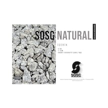 Natural Granit Dekoratif Çakıl Taşı, Gri Beyaz, 1-2 Cm, 3 Kg, Bahçe Peyzaj Saksı Akvaryum Teraryum İçin Doğal Taş