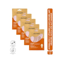 Dermokil Aydınlatıcı C Vitamini & Hayluronik Asit Hidrojel Patch Göz Altı Maskesi X 5 Adet