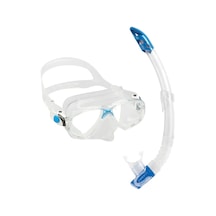 Cressi Marea Maske Gamma Şnorkel Seti CLEAR-BLUE