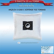S 6260 C Süpürge Toz Torbası 25 Adet Torba Kd01