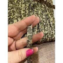 En 1 Cm Leopar Şerit Dikiş Aksesuarı 1 Metre