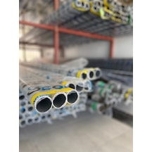 50mm Boru Yuvarlak Korkuluk Üst Borusu 6mt 1,5mm