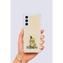 Samsung Galaxy Uyumlu S22 Kartlıklı Boş Yapma Desenli Kılıf