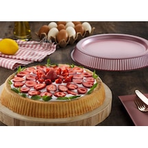 Brioni Diamond 30 Cm Tart Kalıbı Rose Pembe Brioni Diamond 30 Cm Tart Kalıbı Rose Pembe