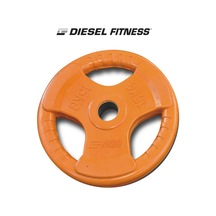 Diesel Fitness Rop 4 Olimpik Kauçuk Flanş - Plaka 15kg Turuncu