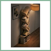 Bşkvirgo Yaprak Kitaplık Suntalam Ekru 45x132 Bsk2026