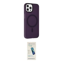 Cep 20-26 Apple Uyumlu İphone 15 Pro Kılıf Çekirdek Modern Prime İkili Koruma Seti Najmaddin Lacivert