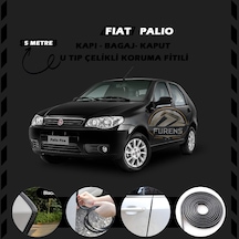 Fiat Palio Oto Araç Kapı Koruma Fitili 5 Metre Parlak Siyah Renk