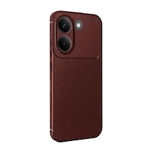 Xiaomi Poco X8 Pro Uyumlu Auto Focus Karbon Kapak - Bordo