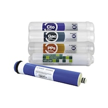 Inline Membranlı 5 Aşamalı Filtre Seti