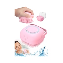 Tilbe Home Hazneli Şampuan Banyo Duş Kesesi Pembe