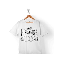 Kıck Box Boks Boxıng Fıght Dövüşçü Çocuk Tişört 001