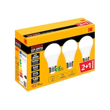 2 Adet Kodak Led Ampul Beyaz 3'lü