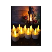 Roseroi 10 Adet Led Mum Pilli Sarı