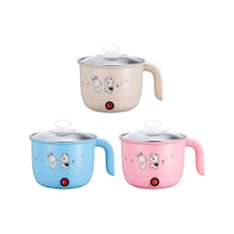 Padalink 1.8l Mini Elektrikli Tencere - Çamaşır Odası İçin 450w - Çevirme & Buğulama Fonksiyonu - Paslanmaz Çelik - Avrupa Şarjı - Mavi