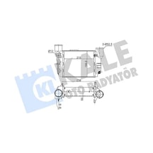 Kale 352445 Turbo Radyatoru 8e0145805d 8e0145805l 8e0145805n