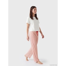 Lcw Dream Kırmızı Çizgili Kadın Pijama Alt