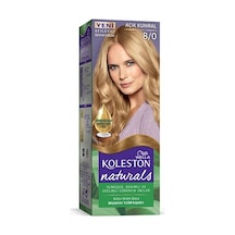 Hubrendy Tedarik Naturals Saç Boyası Açık Kumral 8/0