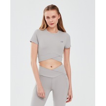 Skechers Performance Coll. W Short Sleeve  T-Shirt Kadın Antrasit Tshirt S241133-003