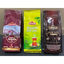 Çaykur İstanbul Ayasofya + Organik Rize + Elekaltı Siyah Çay 3 x 80 G
