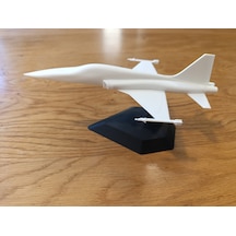 F5 Savaş Uçağı Modeli Siyah Renk 15 Cm Ev Ofsi Dekoratif Obje