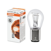 Oto Ampul P21/5w 12v 1016 21/5w Çapraz Şaşı Tırnak Çift Duy Standart Stop Ampulü Osram 7528 10 Adet