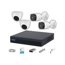 Dahua 4 Kameralı Gece Görüşlü Güvenlik Seti Full Hd