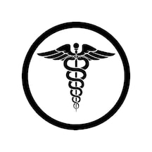 Doktor Logosu - Araç, Oto, Laptop, Duvar Uyumlu Sticker 10 10 Cm
