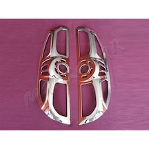 Woc Chrome Fiat Doblo Krom Stop Çerçevesi 2010-2014 2 Parça Abs  K