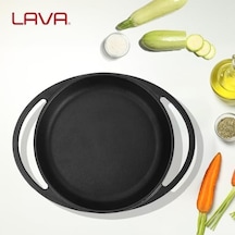 Pişirme Kabı Lv Eco Y Ft 16 Yuvarlak Tabak, Çap 16 Cm, Dökme Demir, Siyah Açık Bakır