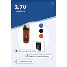 Burun Kulak Kıl Temizleme Usb Şarjlı Cep Tip Tıraş Makinesi 3.7v