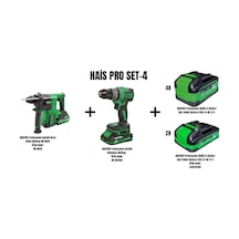 Haispro Set-4 Darbeli Kırıcı Delici Matkap RB-BH26 + Darbeli Matkap RB-DB2102