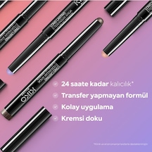 Göz Farı - Long Lasting Eyeshadow Stick - 22 Anthracite -kalıcı, Kremsi Kalem Far Diğer