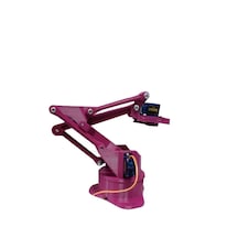 Arduino Robot Kol Kiti 3d Baskı Birleşmiş Halde Robot Kol - Mor