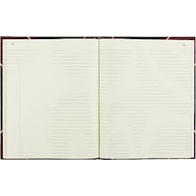 Marka Texhide Serisi Kayıt Defteri, 26,4 X 21,4 Cm Siyah, 150 Sayfa 56211 , Siyah/bordo Açık Gri