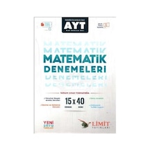 AYT Matematik 15'li Deneme  -  Sebahattin Ölmez  -  Limit Yayınları