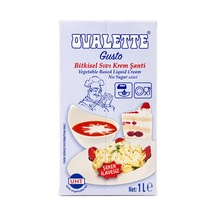 Ovalette Gusto Bitkisel Sıvı Krem Şanti 1 L