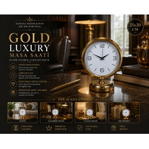 Golden Touch 25 X 20 Gold Metal Masa Saati