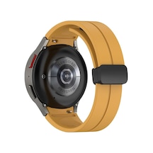 Novstrap Samsung Galaxy Watch 4 5 Pro 6 7 Fe 40 42 43 44 45 46 47 Mm Uyumlu Kordon Magnet Toka Silikon Kayış