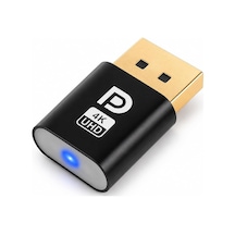 Px-5261 Displayport 4k Uhd Display Dummy Plug, Dp Sanal Monitör Adaptörü, Ekran Kartı Emülatörü, Headless Display Emulator, Bitcoin Mining Ve Uzaktan Erişim İçin