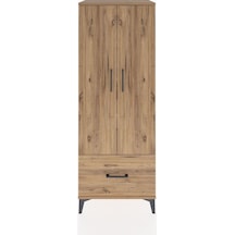 Hyperion Dolap 4 Raflı Tek Çekmeceli 2 Kapaklı 60x44x163 Çam-çam Atlas Çam