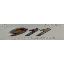 Porsche Uyumlu Yazı 911 Krom