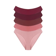 Cottonhill Pamuklu Kadın Bikini Külot 5'li Paket-2 Çok Renkli 2