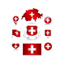 İsviçre Sticker Set