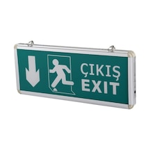 Ct-9167 Aşağı Ok Exıt Armatür Cata Beyaz