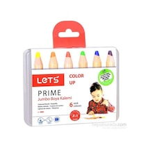 LETS KURU BOYA PRIME JUMBO 6 RENK 2IN1 (L-4600)